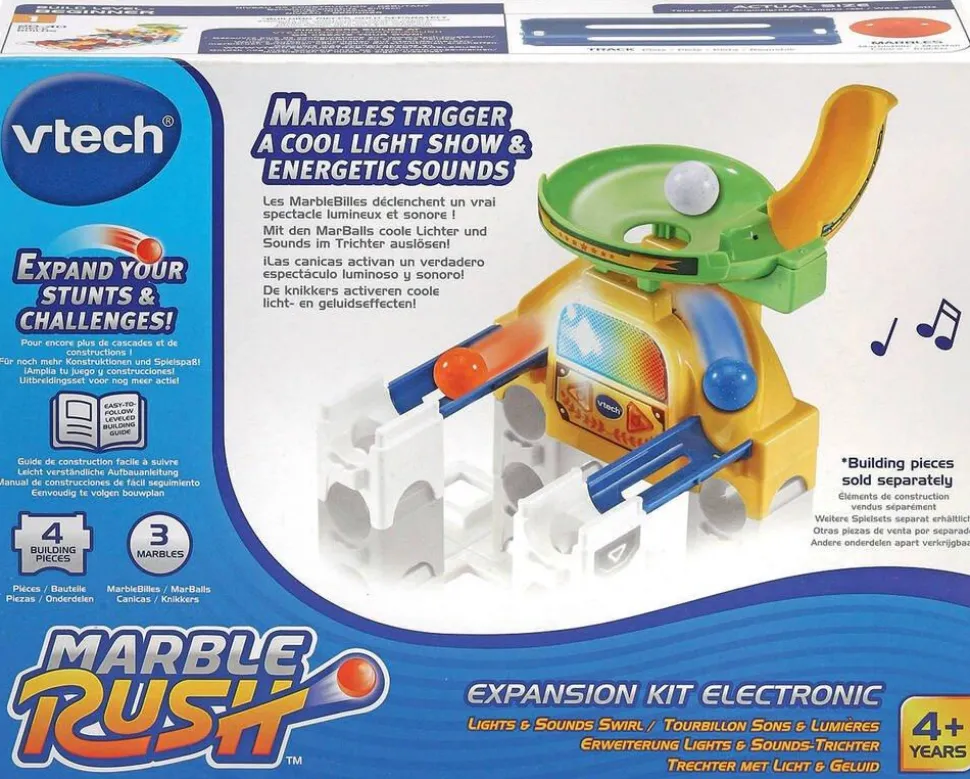 Vtech Marble Rush - Kit D'expansion Électronique Avec Tourbillon De Sons Et Lumi