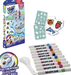 Water Art Pack 10 stylos et stickers