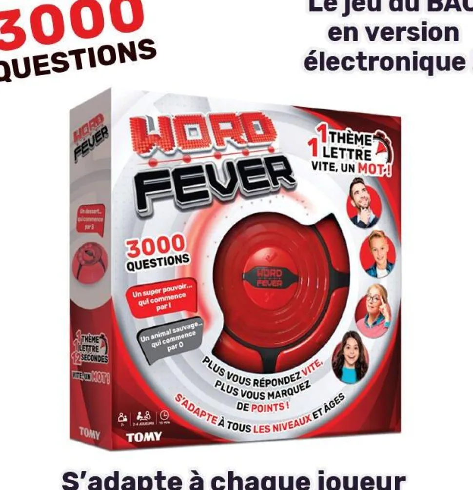 Word Fever, Jeu De Famille Électronique,